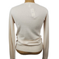 Ann Taylor women's cream button down sweater size S