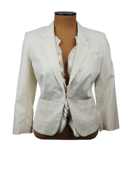 Ann Taylor Loft women's beige blazer size 6