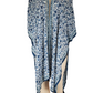 Vince Camuto women's blue and white floral  size kimono O/S