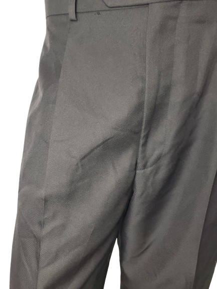 black pants on a white background