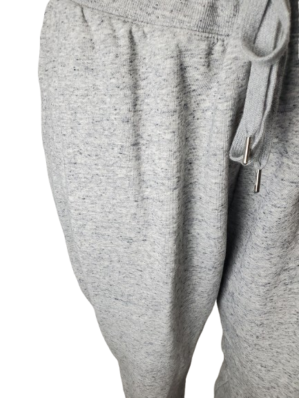 Gray sweatpants on a white background