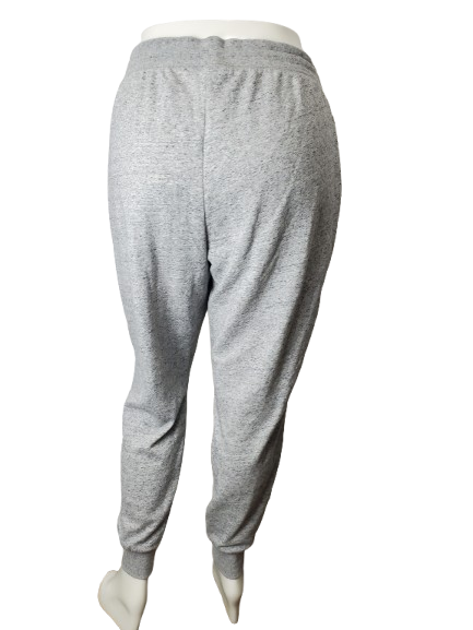 Gray sweatpants on a white background