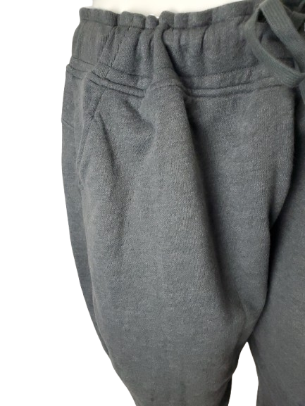 Gray sweatpants on a white background