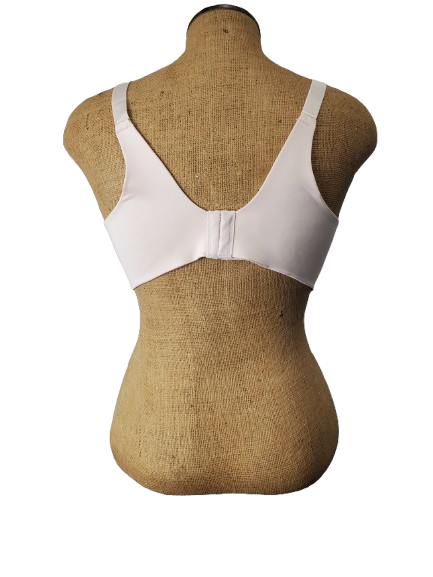 champagne bra on a mannequin with a plain background