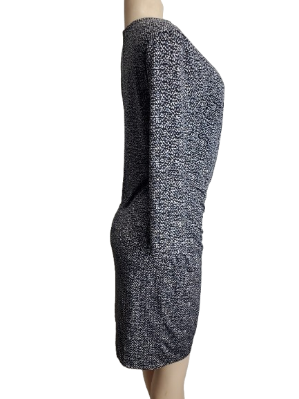 Textured black and gray on a white background