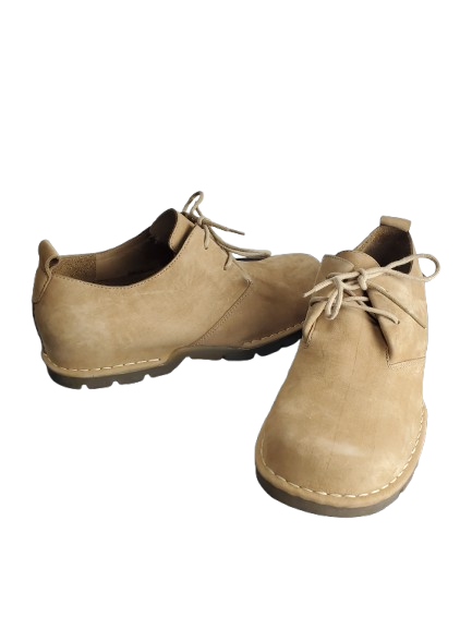 Cole Haan Country men's nubuck leather oxford beige and brown shoes size 12M