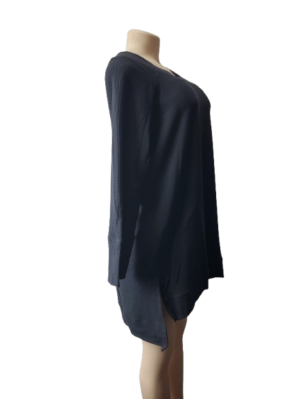 Suzanne Betro women's bluish thermal look top size 1X