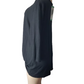 Black sweater on a mannequin with a white background
