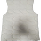 White quilted vest on a white background