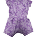 Purple romper on a white background