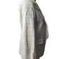 Plaid blazer on a mannequin against a white background