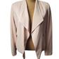 Blush jacket on a mannequin against a white background