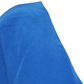 Close-up of a blue fabric texture on a white background