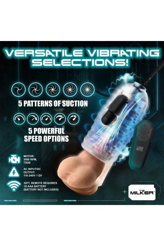 The Milker Stamina with Automatic Stroking, Suction and Vibration