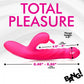 Thrusting and Vibrating Silicone Rabbit Vibrator