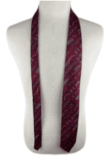 Bachrach men's red paisley tie - Solé Resale Boutique thrift