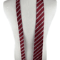 Feraricci men's red and black stripe tie - Solé Resale Boutique thrift