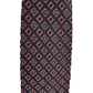 Bachrach blue and brown men's tie - Solé Resale Boutique thrift