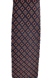 Bachrach blue and brown men's tie - Solé Resale Boutique thrift