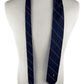 Yves Saint Laurent men's blue, red white stripe tie - Solé Resale Boutique thrift