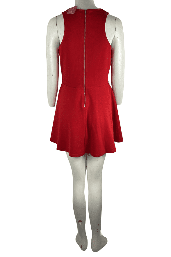 Agaci women's red sleeveless short dress size M - Solé Resale Boutique thrift