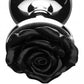 Black Rose Anal Plug- Small