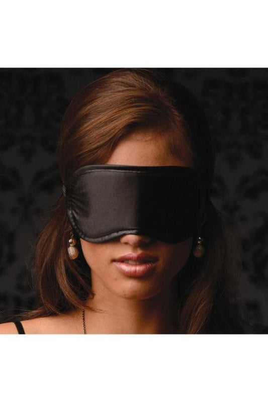 Black Satin Blindfold Mask