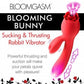 Blooming Bunny Sucking and Thrusting Silicone Rabbit Vibrator