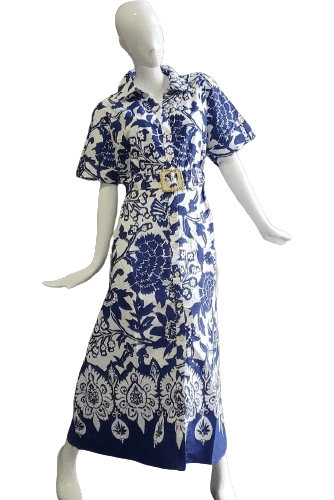 Joie women's blue and white shirt dress size S-L - Solé Resale Boutique thrift