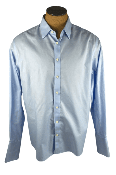 Charles Tyrwhitt men's light blue shirt size 17/37in - Solé Resale Boutique thrift