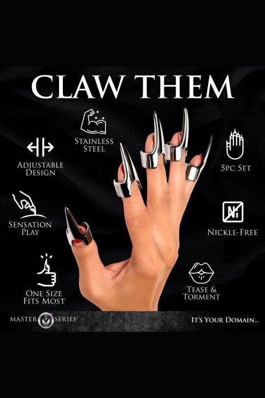 Clawed 5pc Sensation Play Rings - Solé Resale Boutique thrift