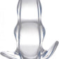 Clear View Hollow Anal Plug - Large