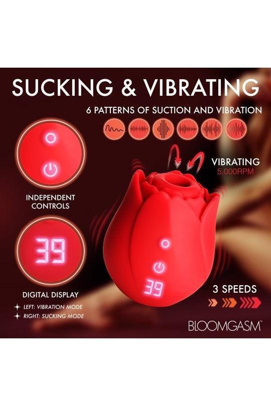 Cyber Rose Sucking & Vibrating Digital Clitoral Stimulator