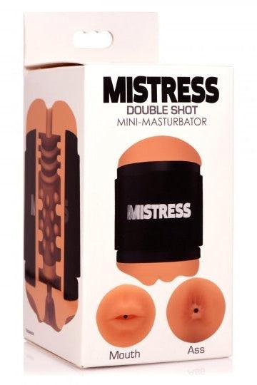 Double Shot Mouth and Ass Stroker - Medium