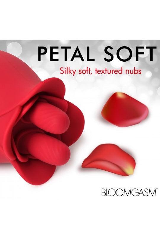 10X Fondle Massaging Rose Silicone Clit Stimulators