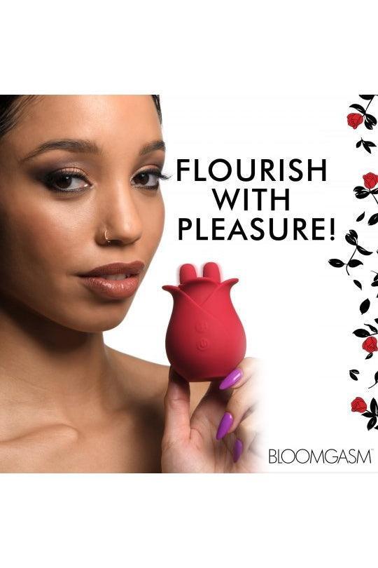 10X Fondle Massaging Rose Silicone Clit Stimulators