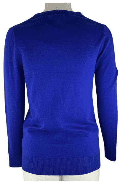 Gap women's blue button sweater size S - Solé Resale Boutique thrift