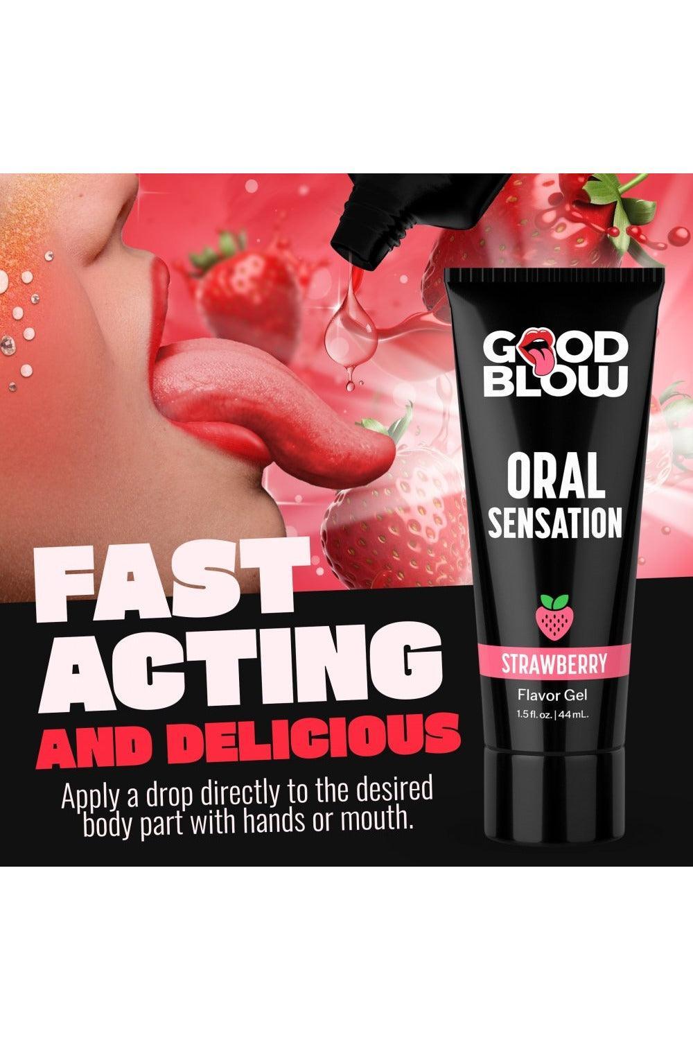 Oral Sensation Gel - Cotton Candy or Strawberry