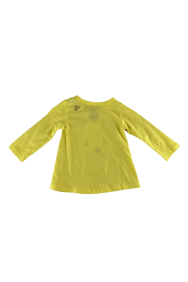 First Impressions infant girls yellow long sleeve t shirt size 3-6 mos - Solé Resale Boutique thrift