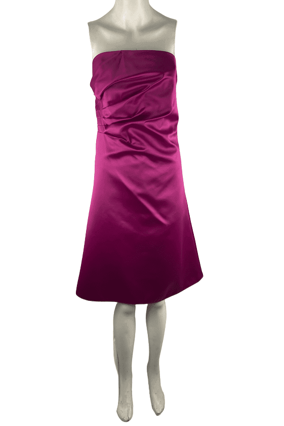 JS Boutique women's fuschia tube gown size 14 - Solé Resale Boutique thrift