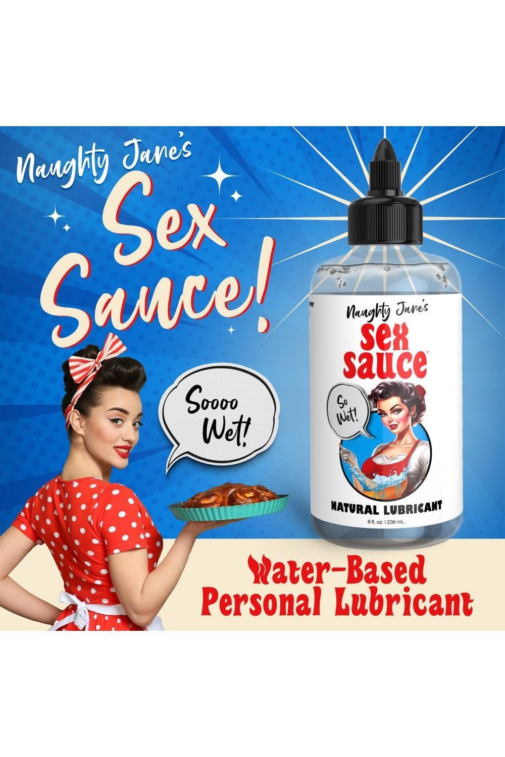 Naughty Jane's Sex Sauce Natural Lubricant - 8oz