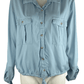 No Boundaries women's, juniors blue button down shirt size XXL (19) - Solé Resale Boutique thrift