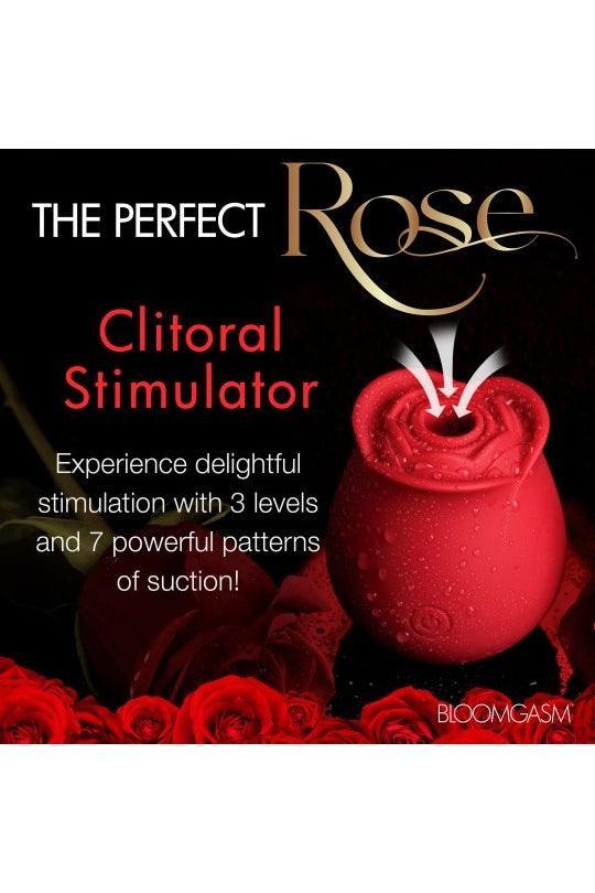 The Perfect Rose Clitoral Stimulator - Red