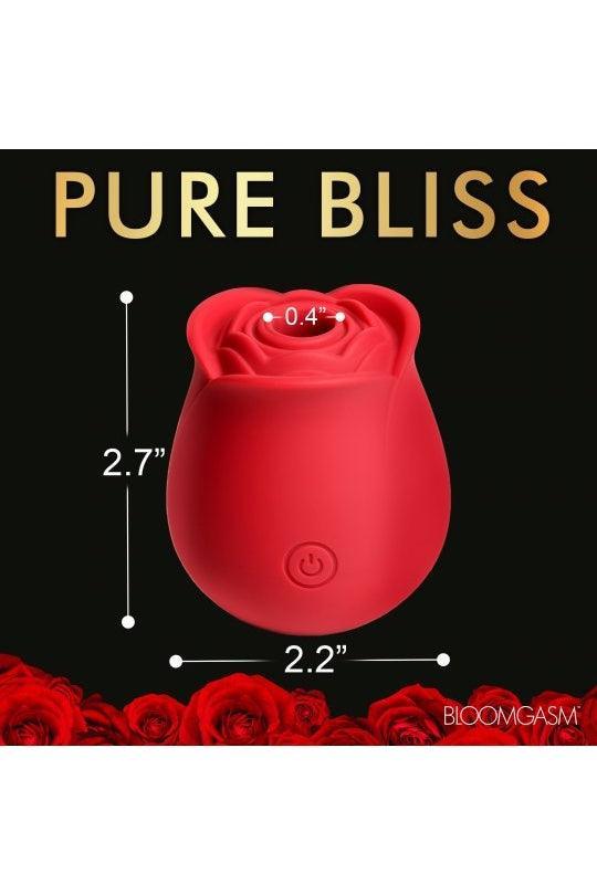 The Perfect Rose Clitoral Stimulator - Red