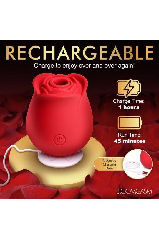 The Perfect Rose Clitoral Stimulator - Red