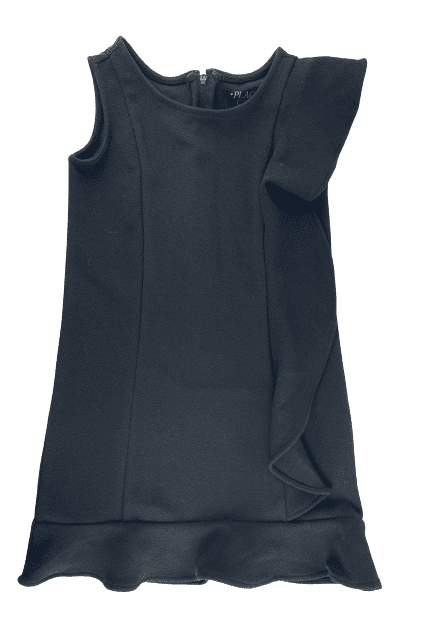 Place girls black short sleeve dress size 5 - Solé Resale Boutique thrift