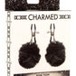 Pom Pom Nipple Clamps - Black