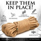 Premium Braided Jute Bondage Rope - 50 Feet - Solé Resale Boutique thrift