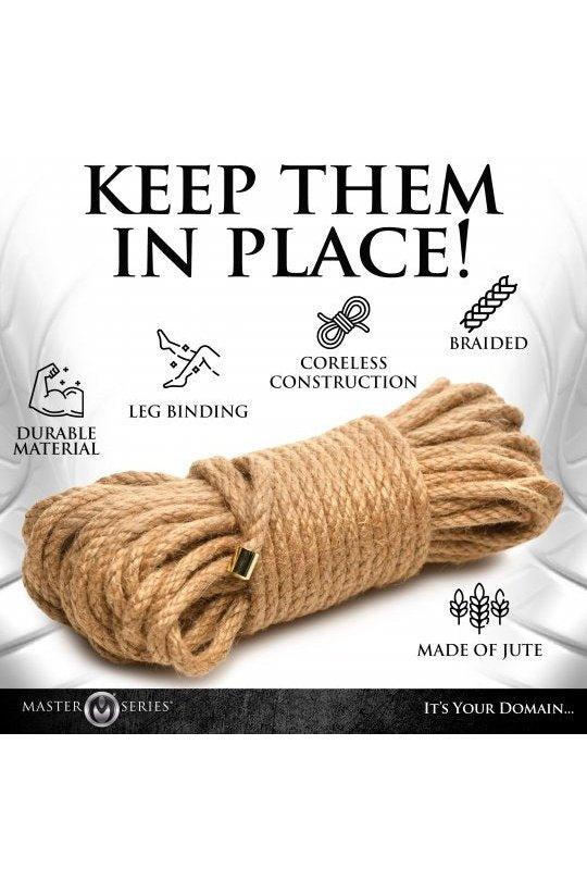 Premium Braided Jute Bondage Rope - 50 Feet - Solé Resale Boutique thrift