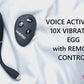 Voice Activated 10X Vibrating Egg with Remote Control